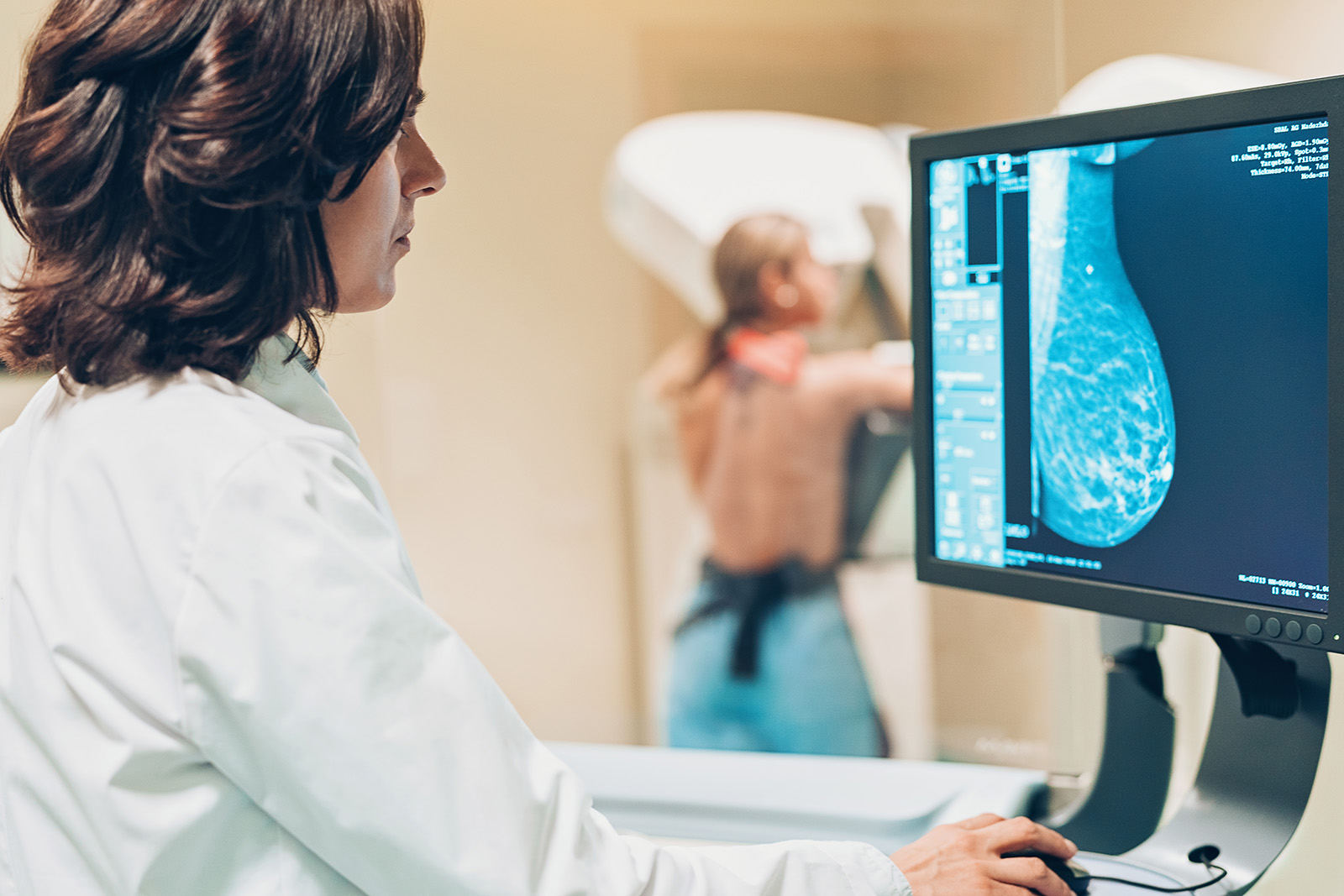 Eine Röntgenuntersuchung der Brust für Frauen ab 40 sinnvoll. 