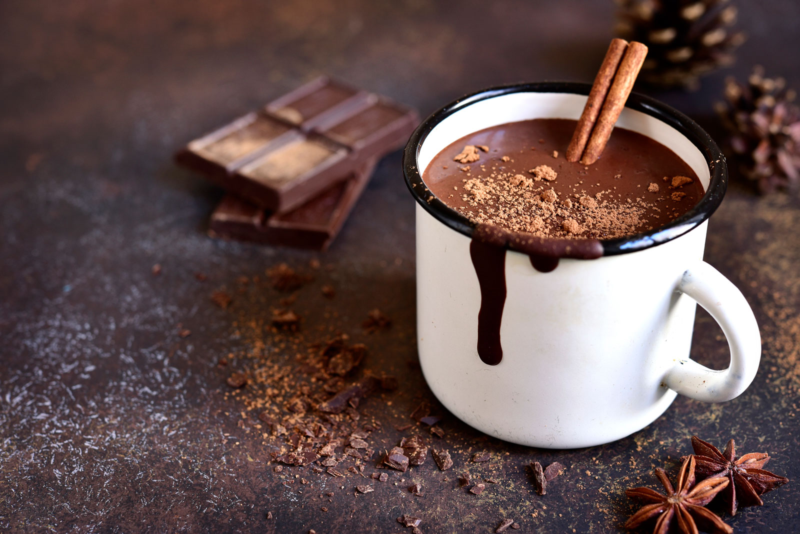 Eine Leckerei, die Durst und Hunger stillt:Schokolade zum Trinken