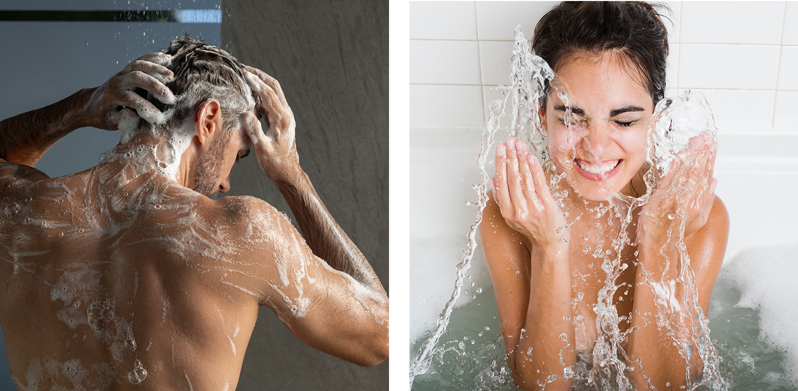 Duschen versus Baden: nach sieben Minuten kein Unterschied 