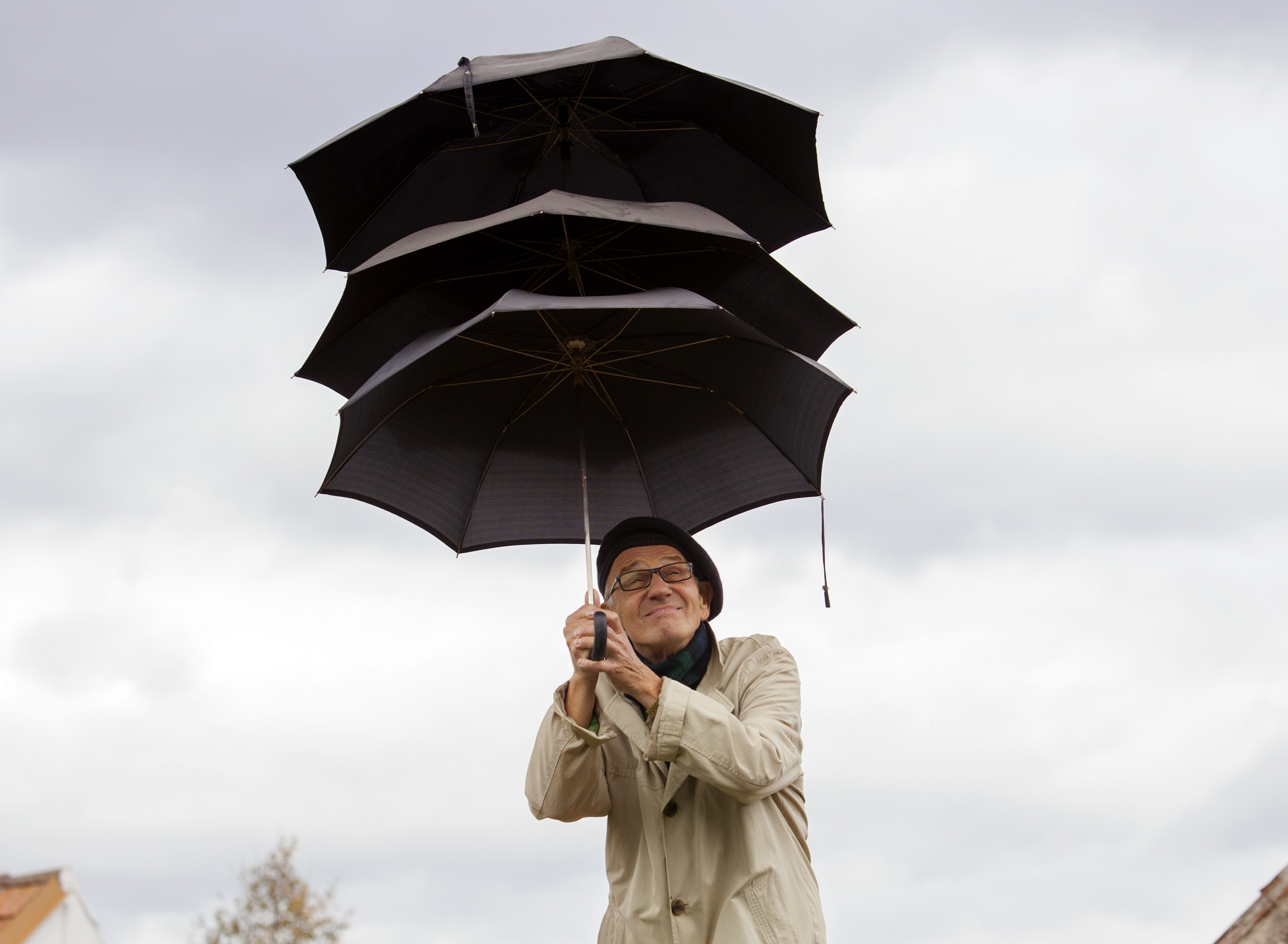 Regenschirm für Pessimisten 